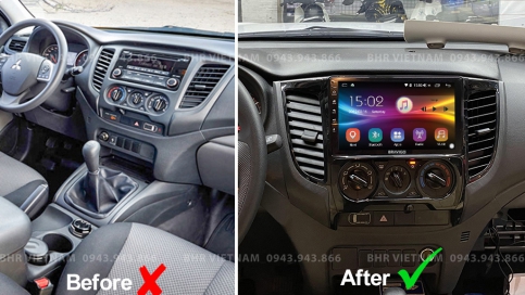 Màn hình DVD Android liền camera 360 xe Mitsubishi Triton 2020 - nay | Bravigo Ultimate (4G+64G)  